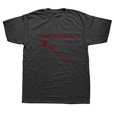 T-Shirt Noir 2 / S T-Shirt "I Have Potential" The Sexy Scientist